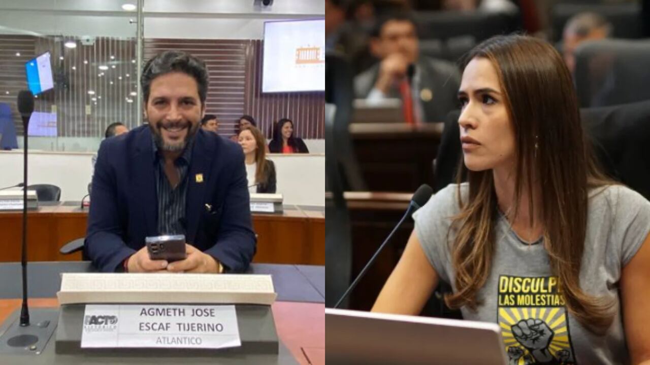 Mafe Carrascal y Agmeth Escaf congresistas del Pacto Histórico