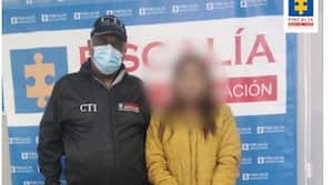 Mujer capturada por la Fiscalía