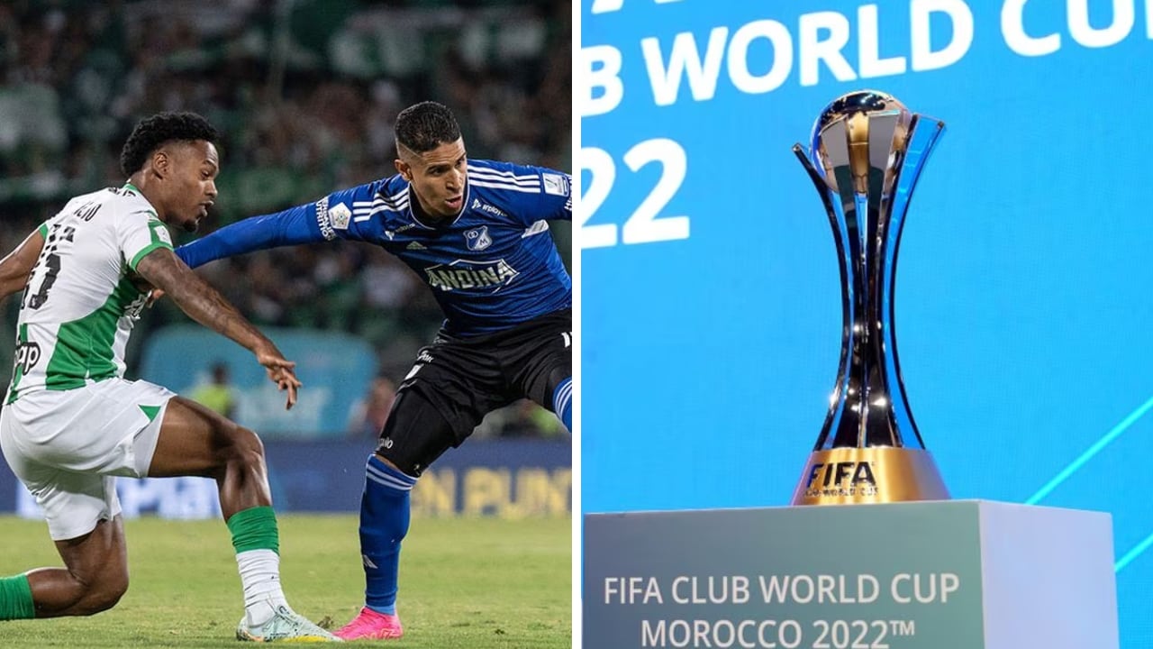 Millonarios y Nacional deberán subir en el ranking Fifa para meterse en el Mundial de Clubes 2025.