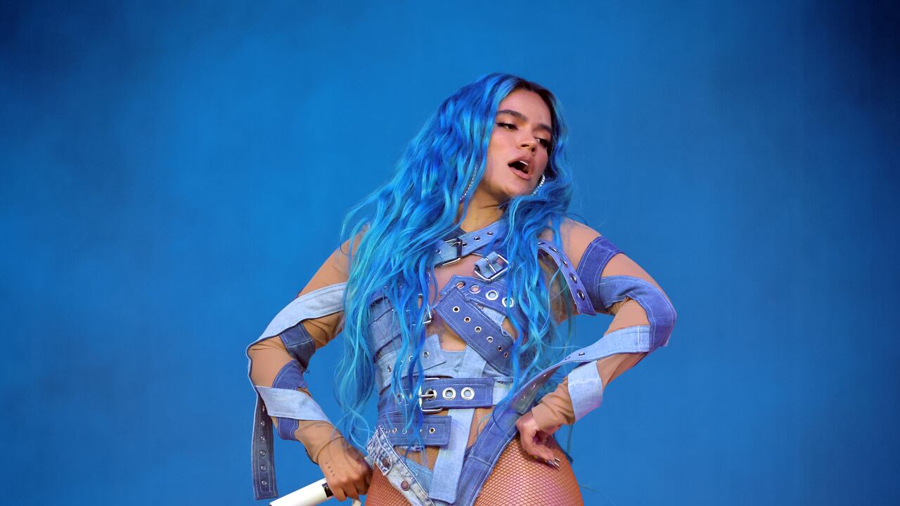 INDIO, CALIFORNIA - APRIL 17: Karol G SHOW