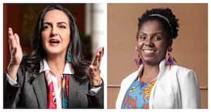 María Fernanda Cabal y Francia Márquez.