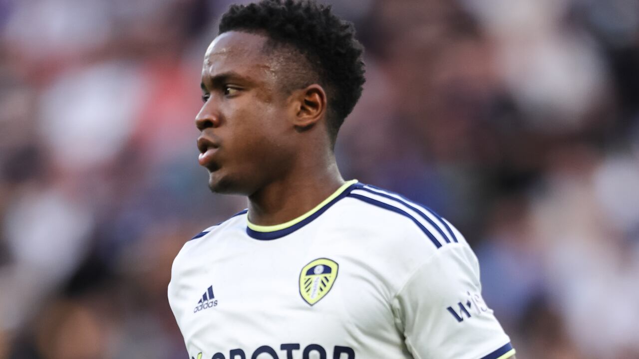 Luis Sinisterra, jugador colombiano del Leeds United.