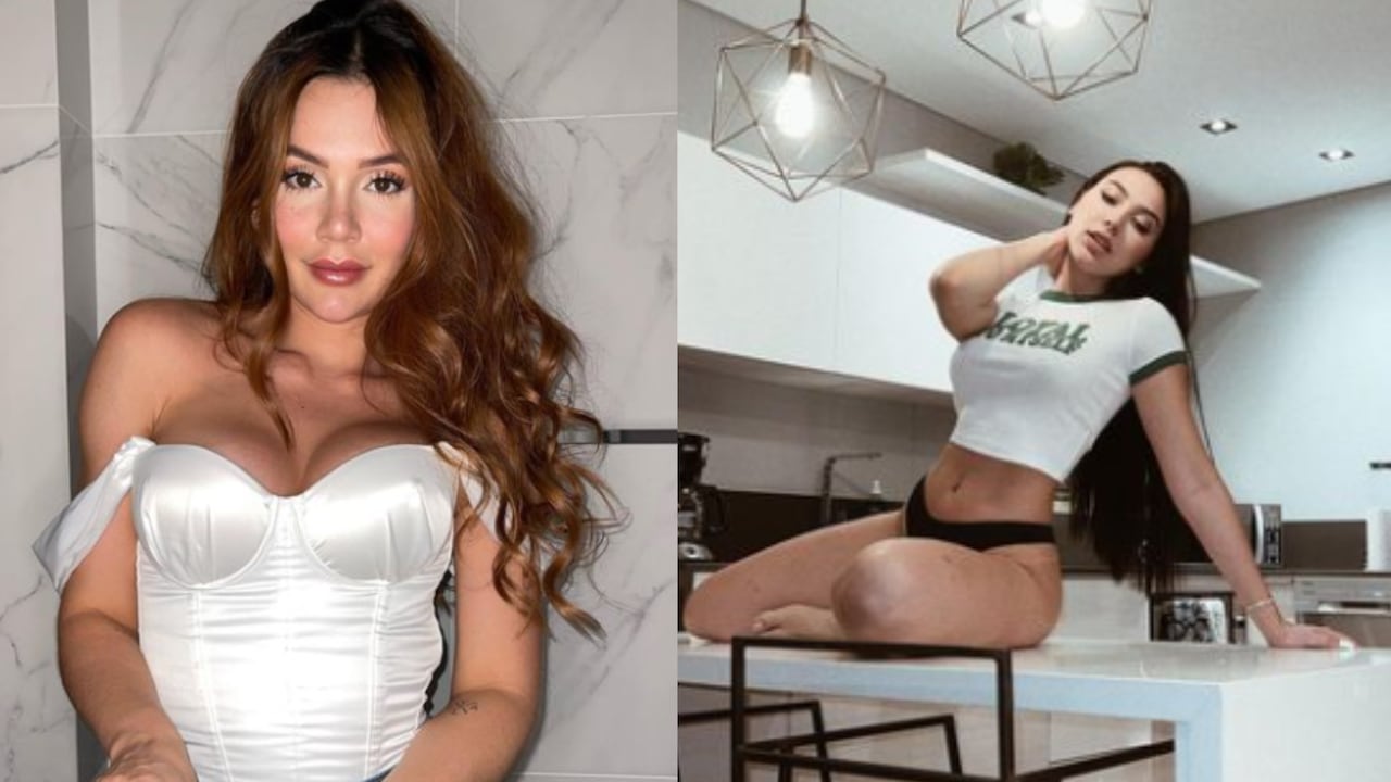 La actriz Lina Tejeiro y la influencer Aída Victoria, posan sensuales en sus fotografías.