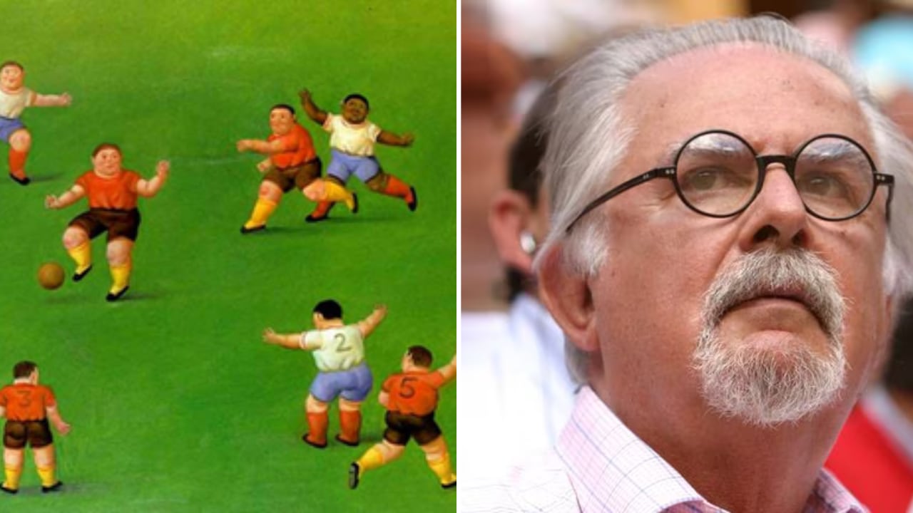 El gusto de Fernando Botero por los deportes.
