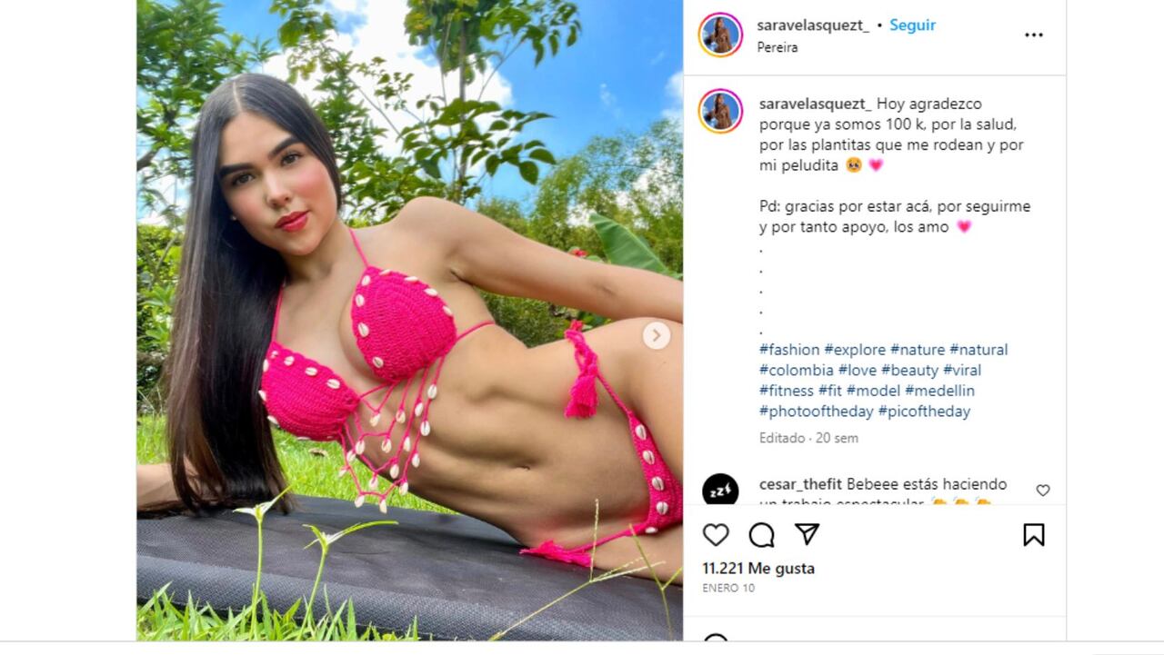 Deléitese con las mejores fotos de Sara, la sensual exconcursante del ‘Desafío’