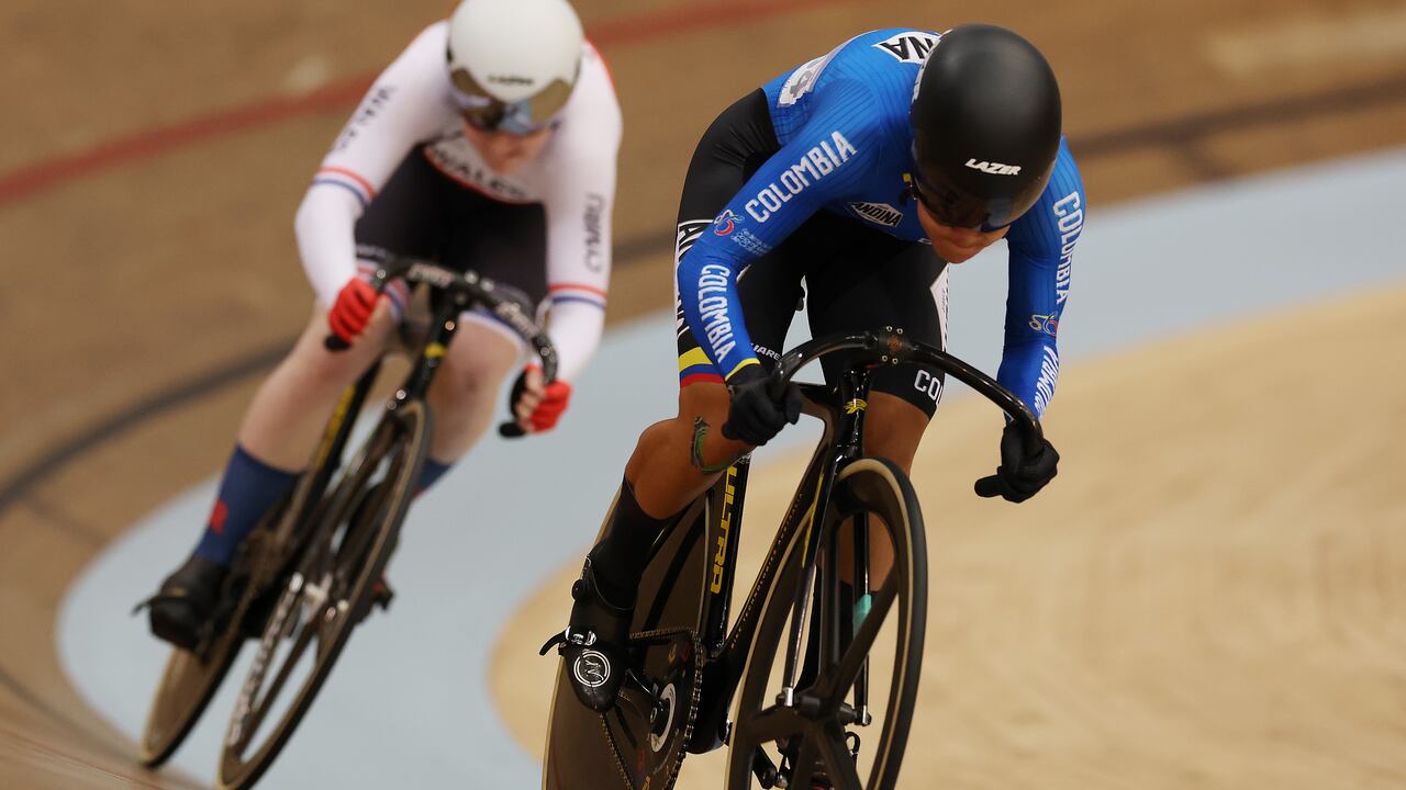 Martha Bayona Pineda, ciclista del Equipo Colombia.