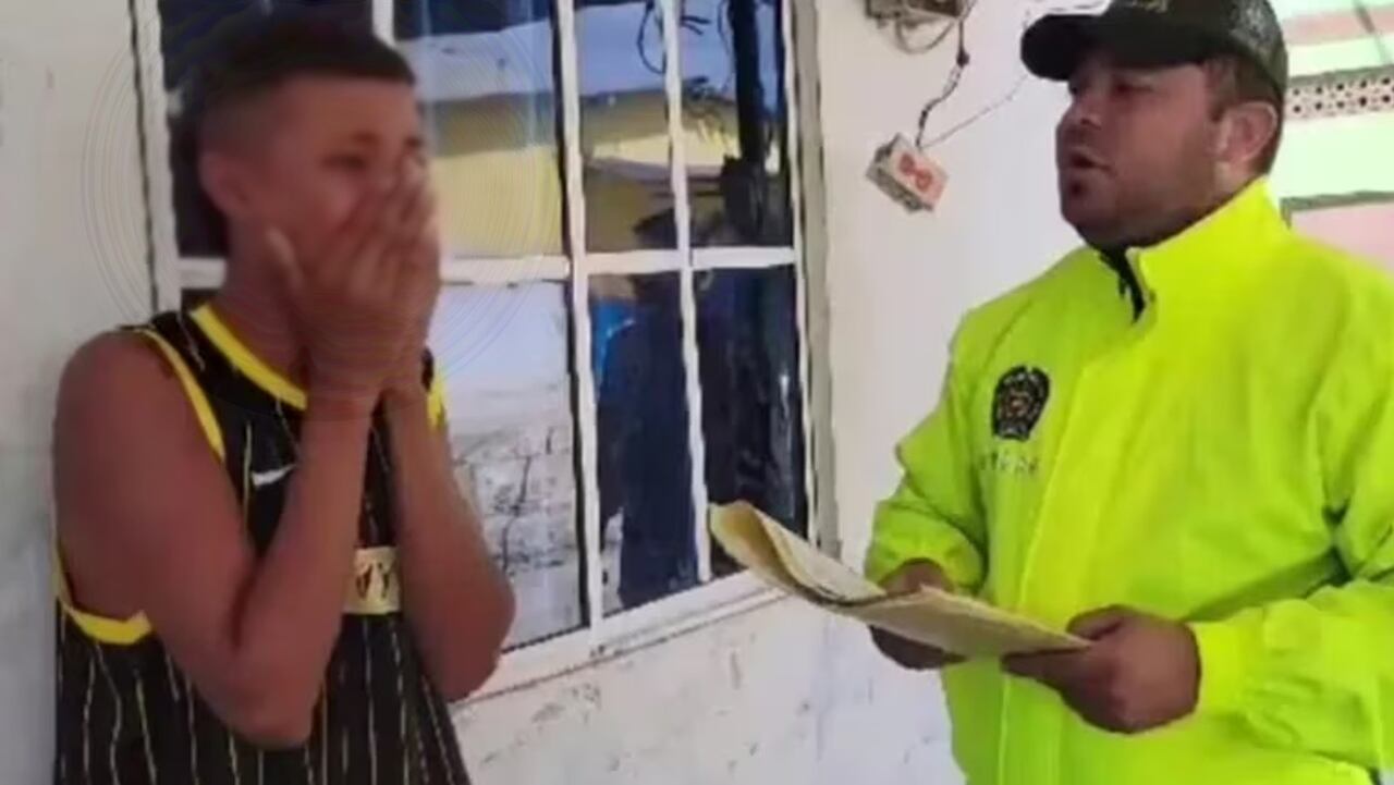 Video: presunto delincuente rompe en llanto al ser capturado
