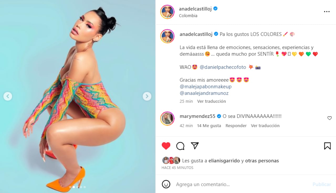 Foto: Instagram @anadelcastilloj.