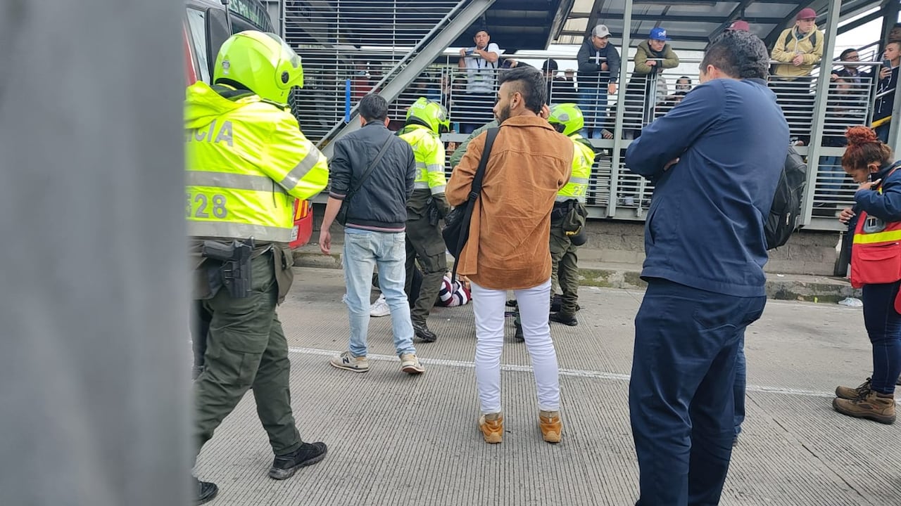 Ladrón muere en medio de su intento por escapar de un asalto en TransMilenio