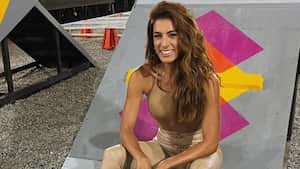 Andrea Serna muestra fotos de su juventud