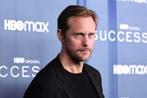 NEW YORK, NEW YORK - MARCH 20: Alexander Skarsgard attends the HBO's "Succession" Season 4 Premiere at Jazz at Lincoln Center on March 20, 2023 in New York City. (Photo by Jamie McCarthy/Getty Images)