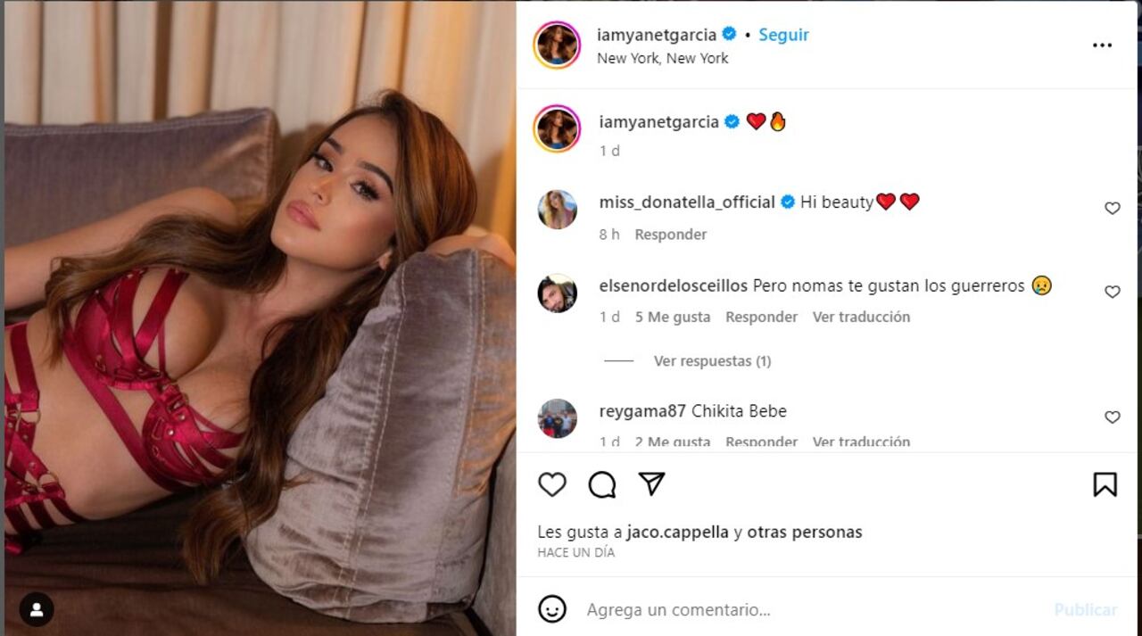 Yaneth García Instagram