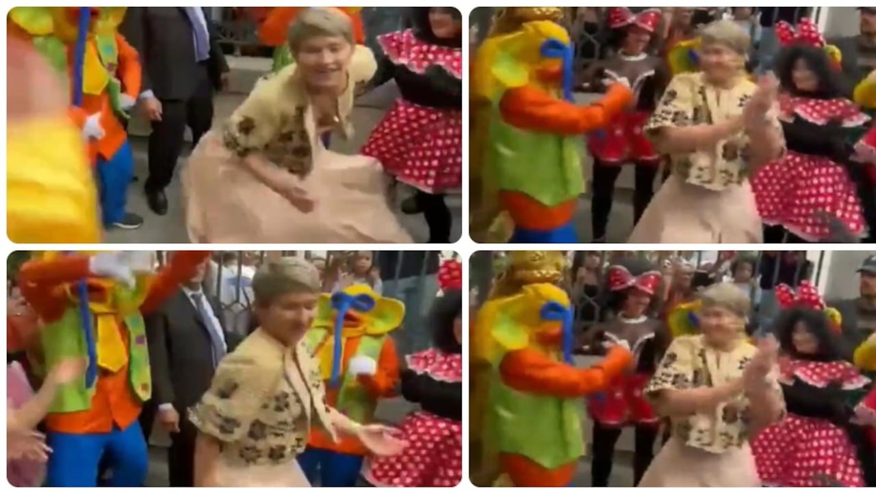 Verónica Alcocer sorprendió con su baile de Mapalé en Madrid.