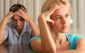 Pareja discutiendo, foto: Thinkstock