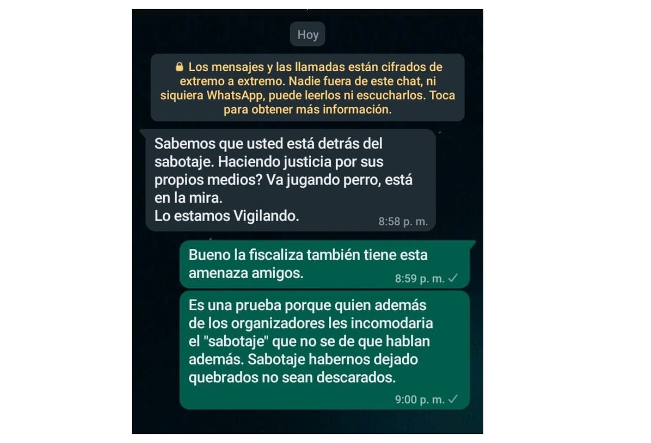 Amenazas a protestas por Jamming