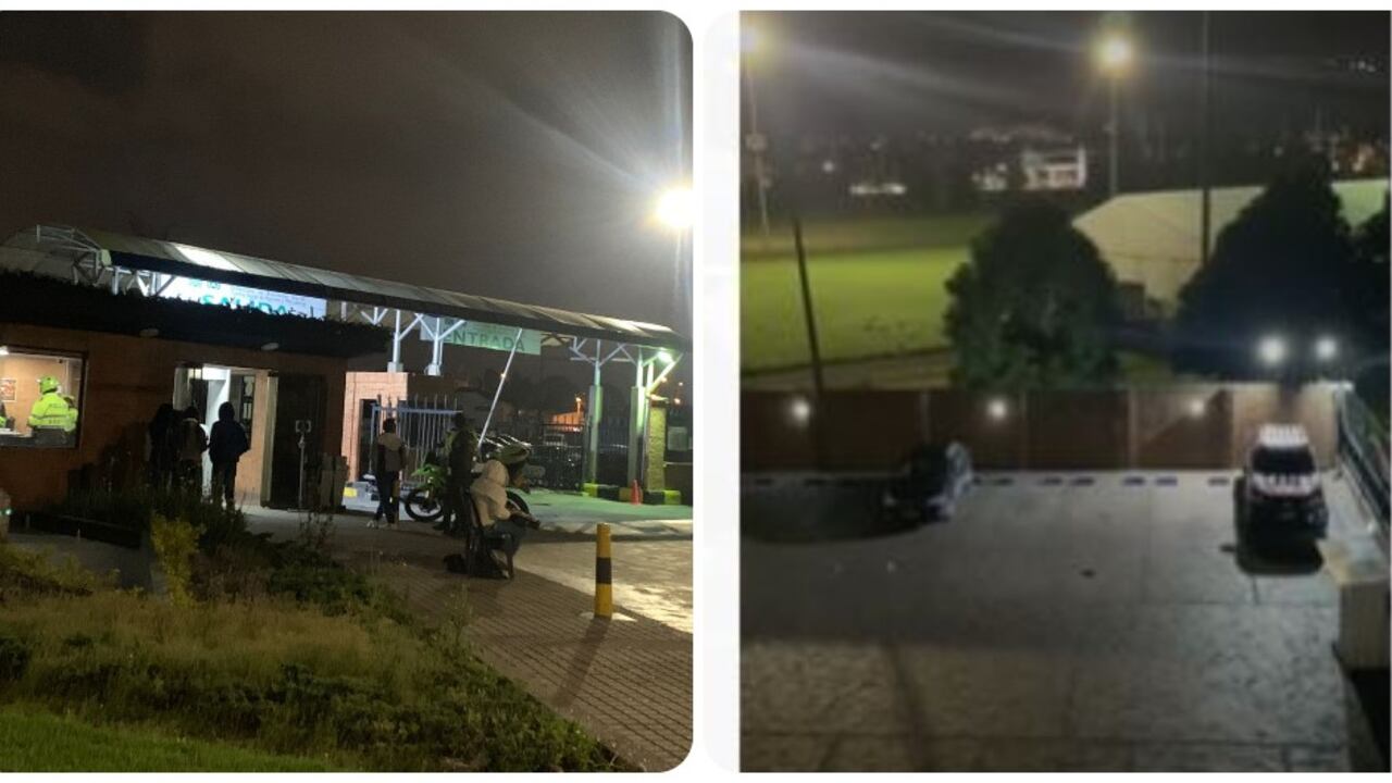 En el Centro Social de Agentes y Patrulleros de la Policía en Bogotá se instaló una carpa en donde se han desarrollado las celebraciones de fin de año.