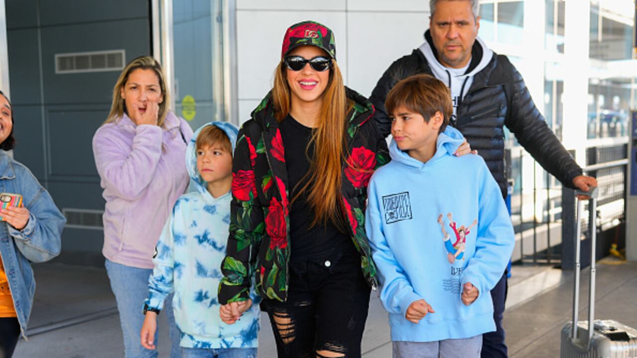 Shakira y sus hijos