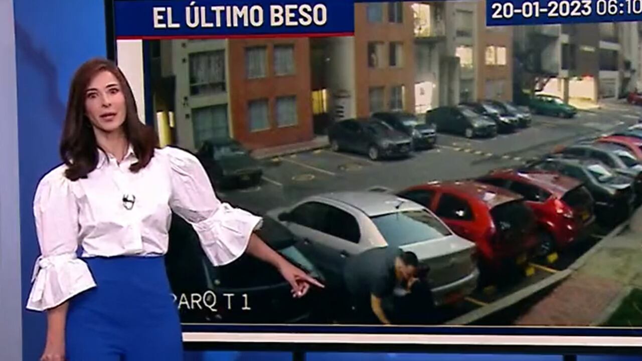 Indignación en 'Noticias Caracol' por "beso de Judas" que John Paulos le dio a Valentina