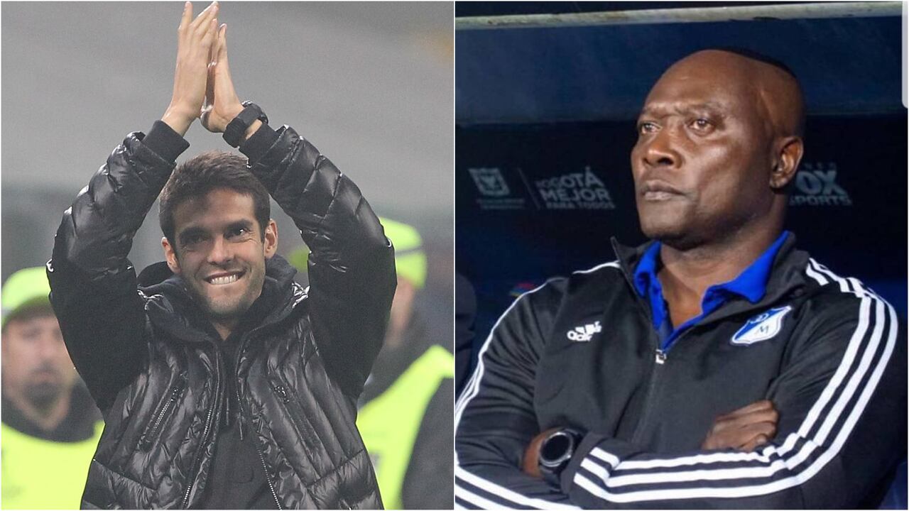 Ricardo Kaká, exfutbolista brasileño, y Freddy Rincón, exfutbolista colombiano