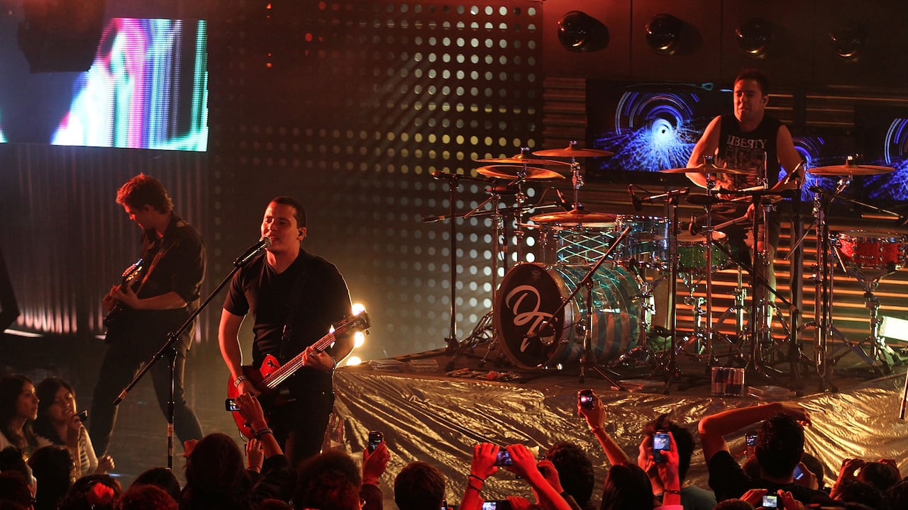 MEXICO CITY, MEXICO - OCTOBER 06: Colombian rock band Don Tetto performs during the 2011 MTV Game Awards at Salon Vive Cuervo on October 6, 2011 in Mexico City, Mexico. (Photo by Victor Chavez/WireImage)