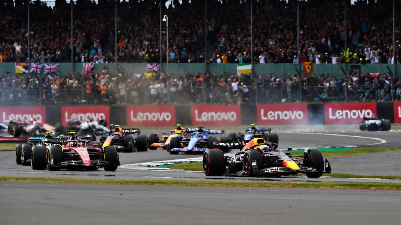 El accidente en Silverstone.