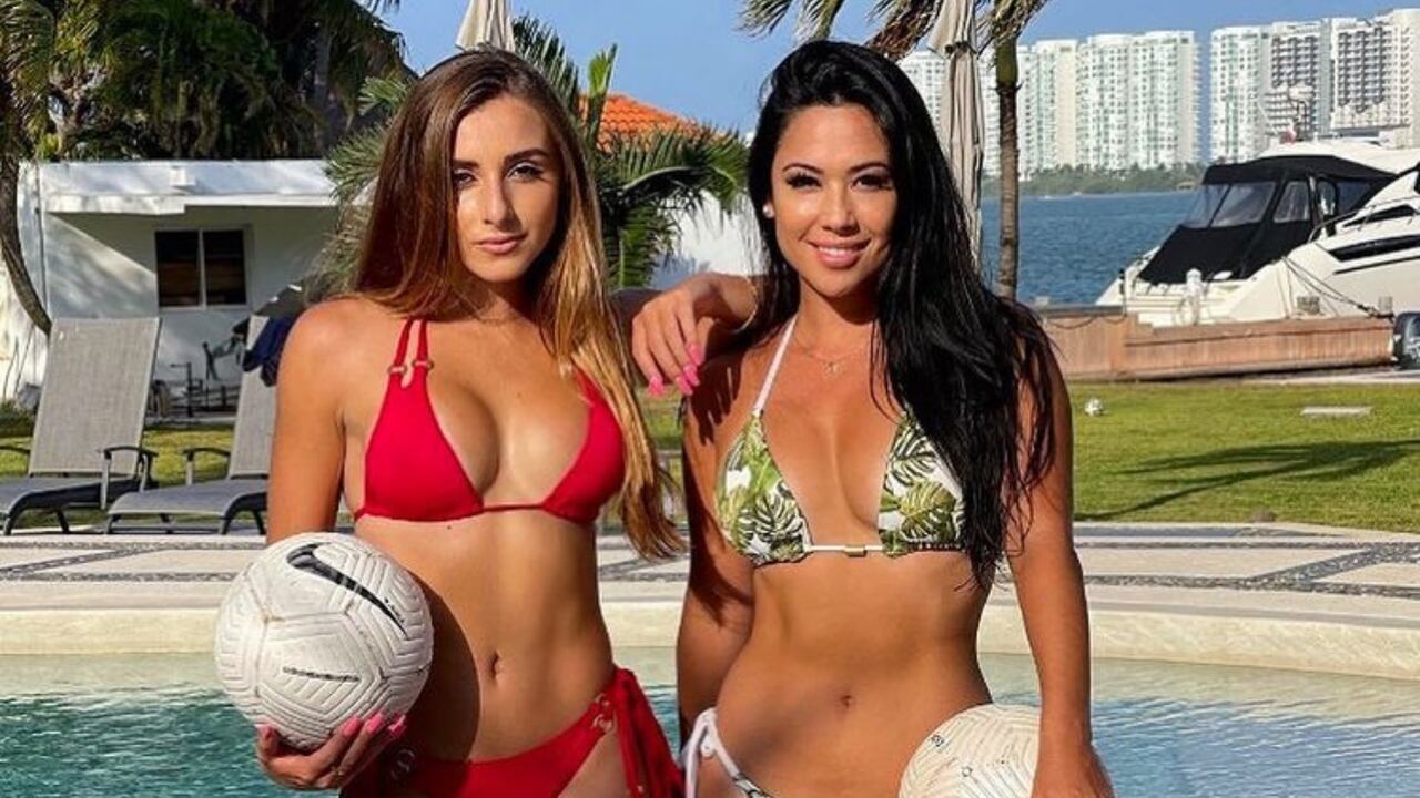 Conozca a Jessica Vincent, la sexy futbolista que entrena en bikini