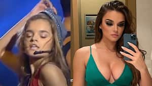 Así luce la cantante que enamoró con 'El Baile del Gorila' a muchos en el mundo.