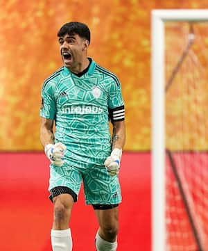 Dani Pérez, portero de Aniquiladores en la Kings League.