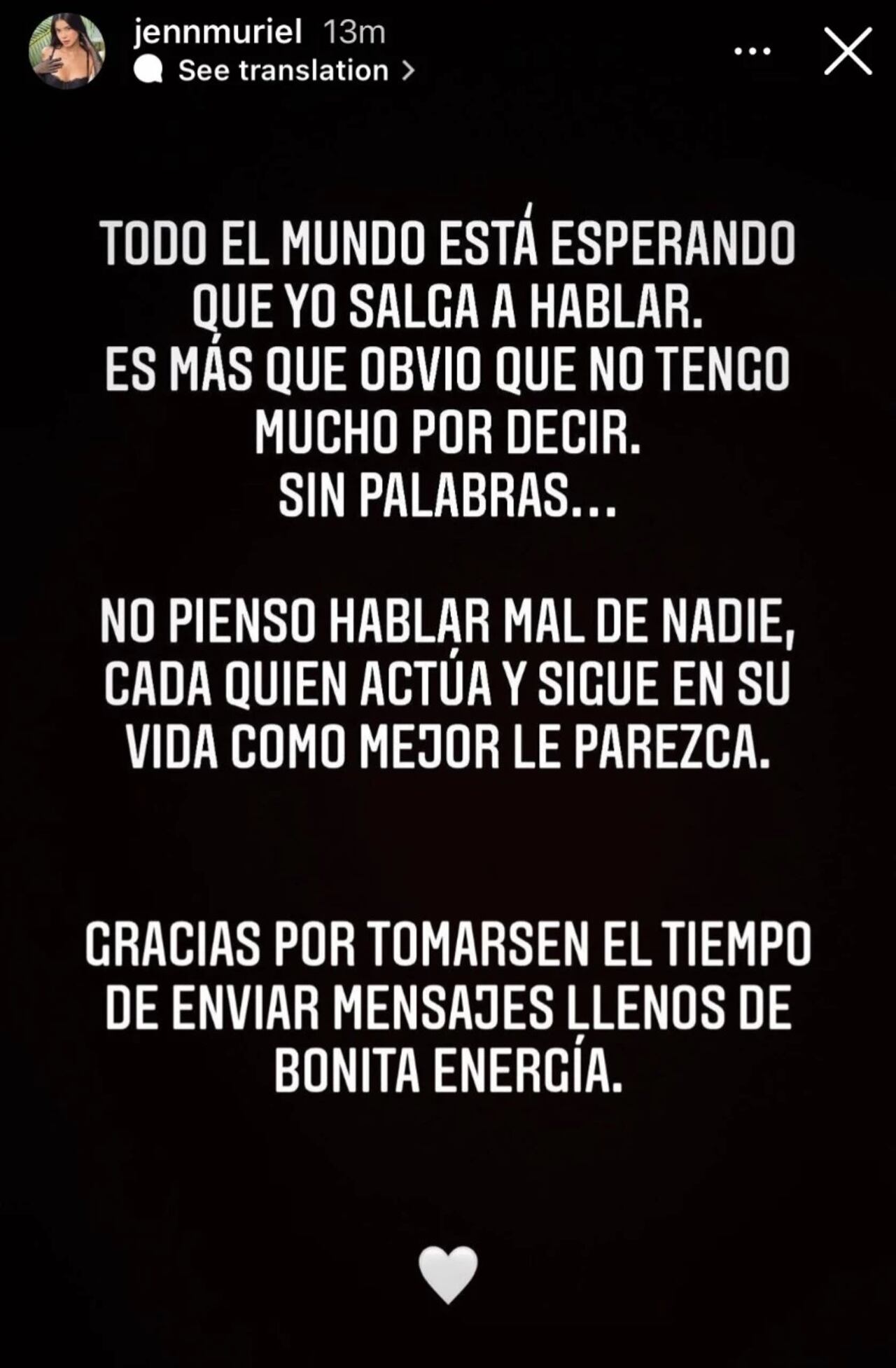 Foto: Instagram @jennmuriel