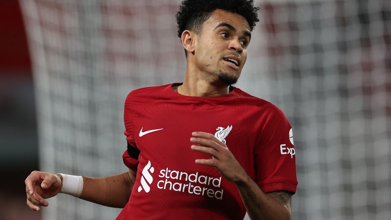 Luis Díaz, jugador colombiano del Liverpool.