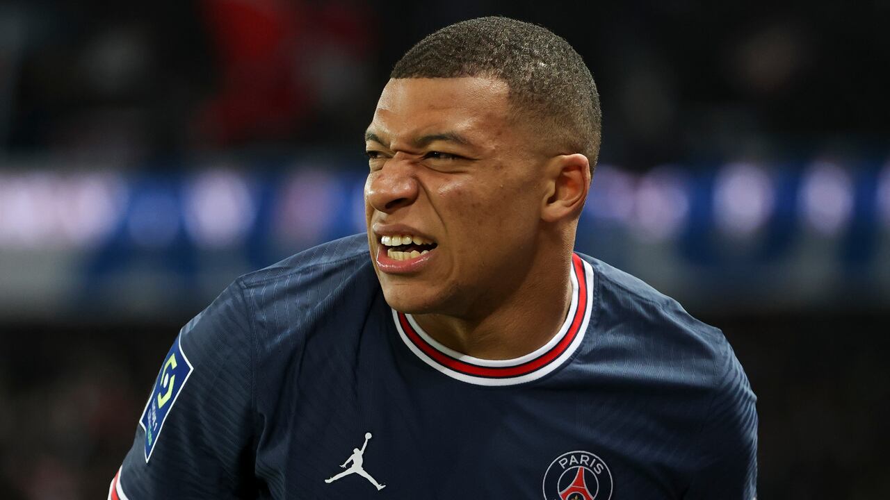 Kylian Mbappé, jugador del PSG de Francia