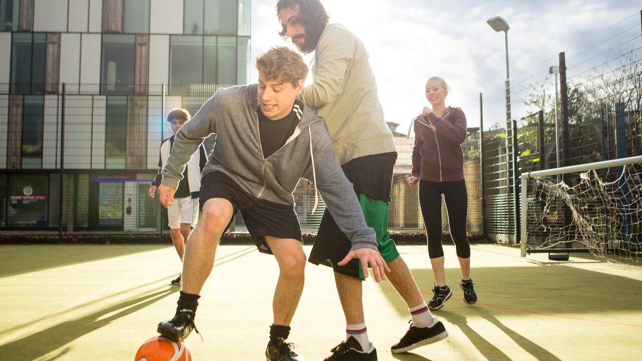 Grupo de jugadores de fútbol