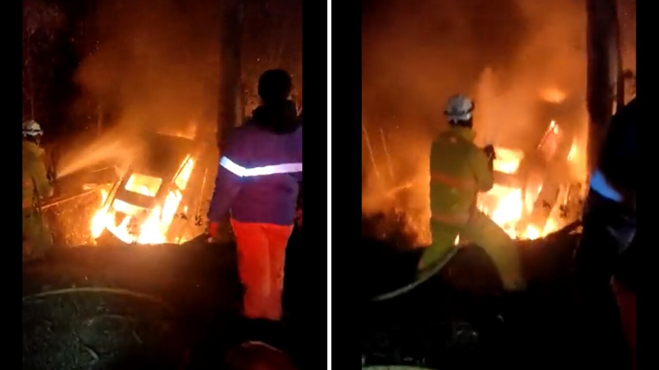 Mujer murió incinerada en grave accidente: al parecer, estaba involucrada en piques ilegales