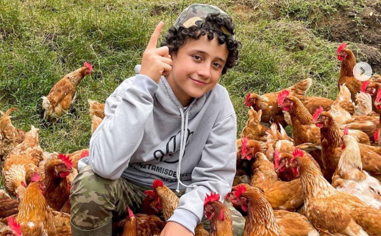 Carlos Alberto tiene 14 años y vive San Francisco (Cundinamarca). Con sus 'trucos' del campo, ya consiguió más de 200 mil seguidores. .