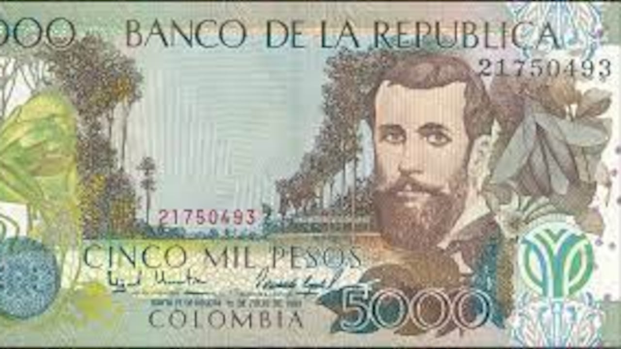 El billete antiguo de $5000 cada vez toma más valor.