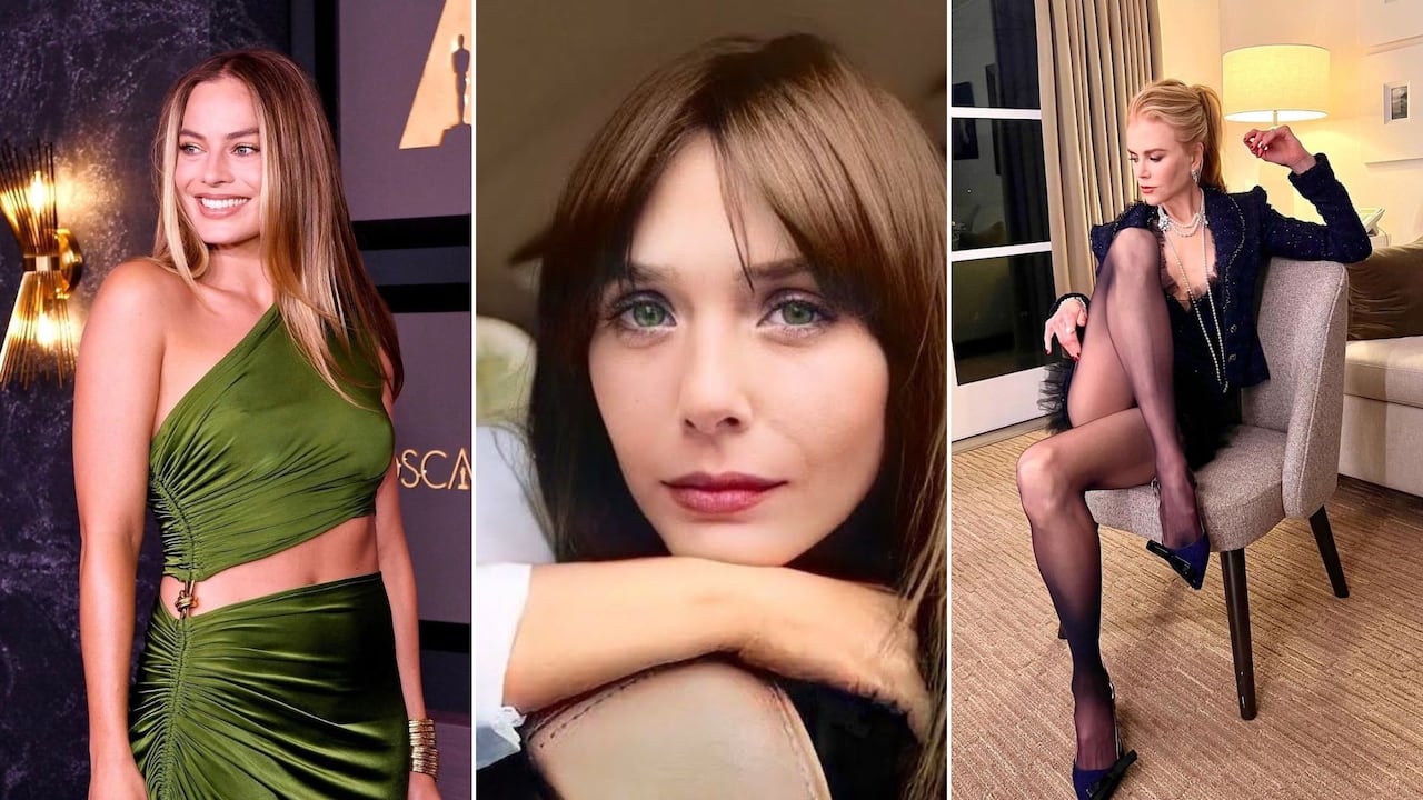 Foto: Instagram @margotrobbieofficial, @elizabetholsendaily y @nicolekidman