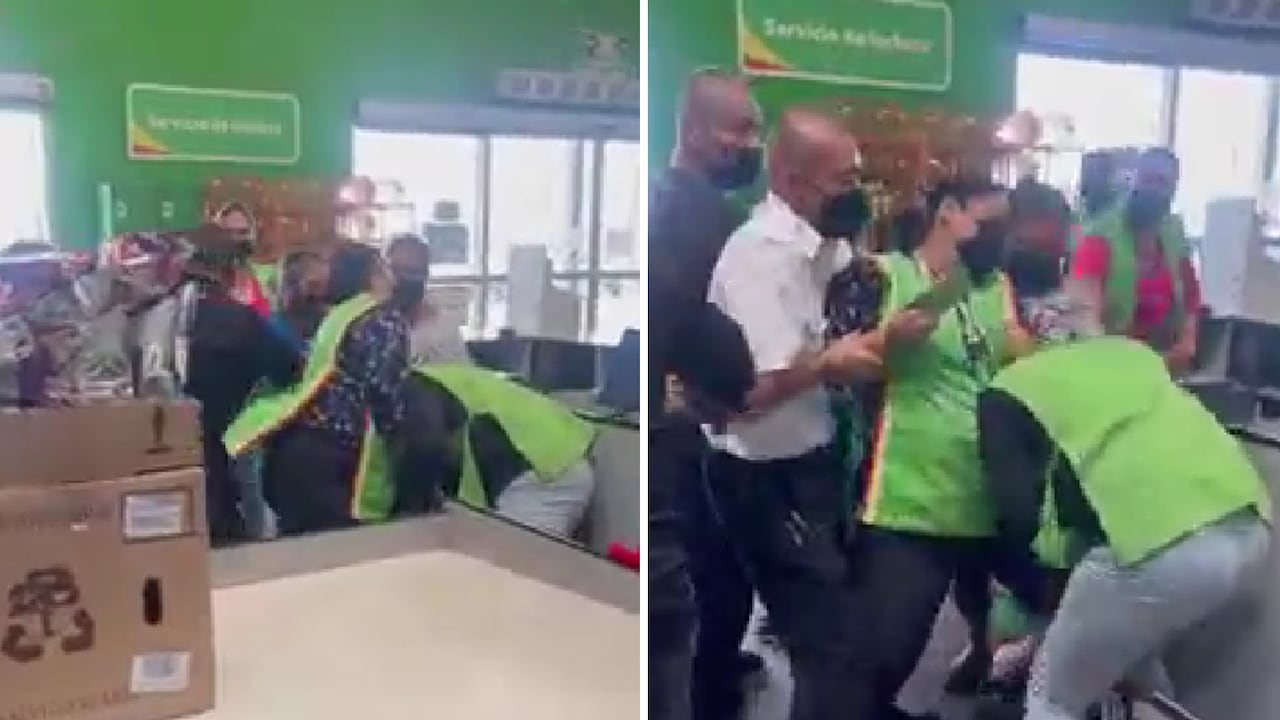 Mujeres se “mechonearon” en pleno supermercado por una infidelidad