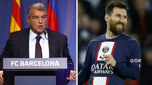 Laporta sueña con el regreso de Messi al Barcelona