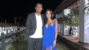 Jefferson Duque y su pareja Dahiana