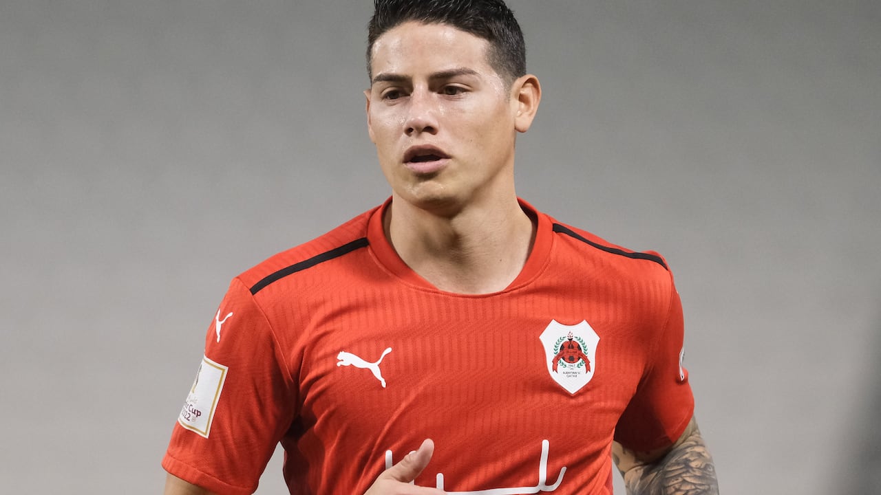 James Ródríguez, jugador del Al-Rayyan de Qatar.