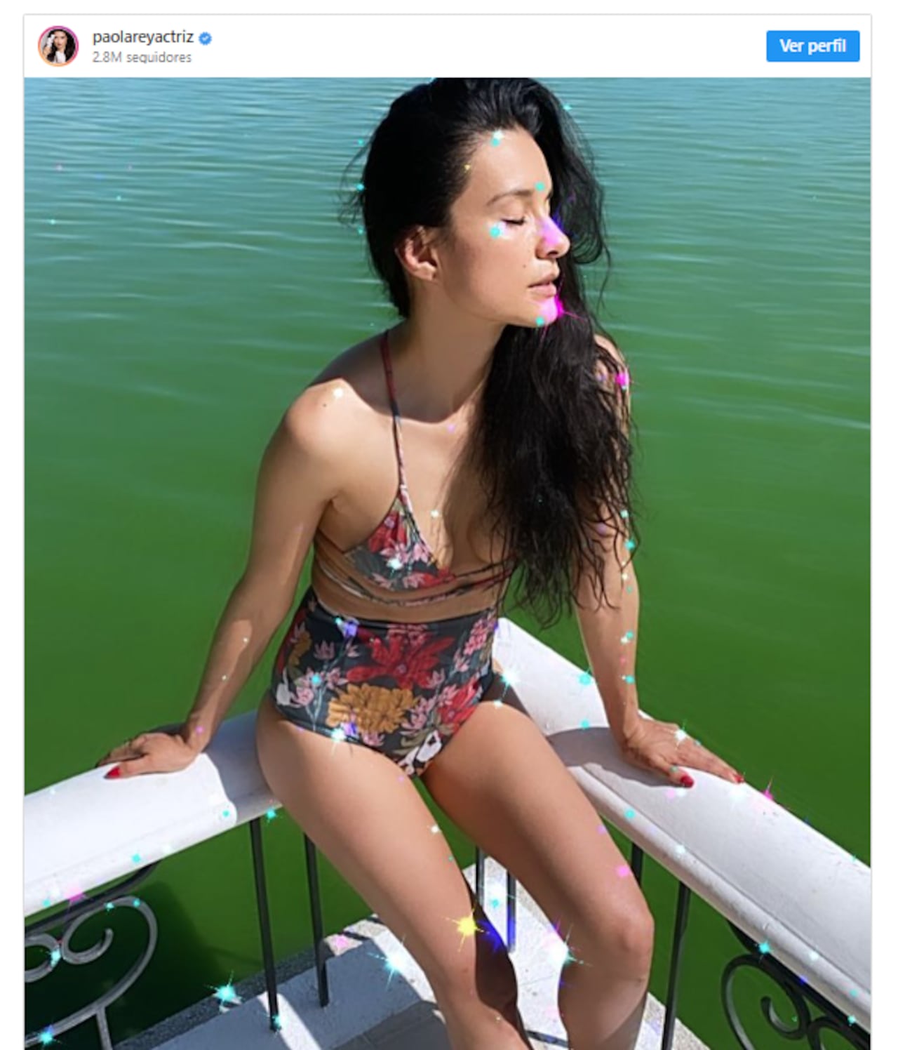 Foto: Instagram @paolareyactriz