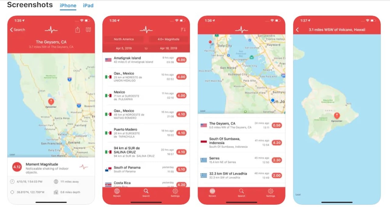 My Earthquake Alerts & Feed