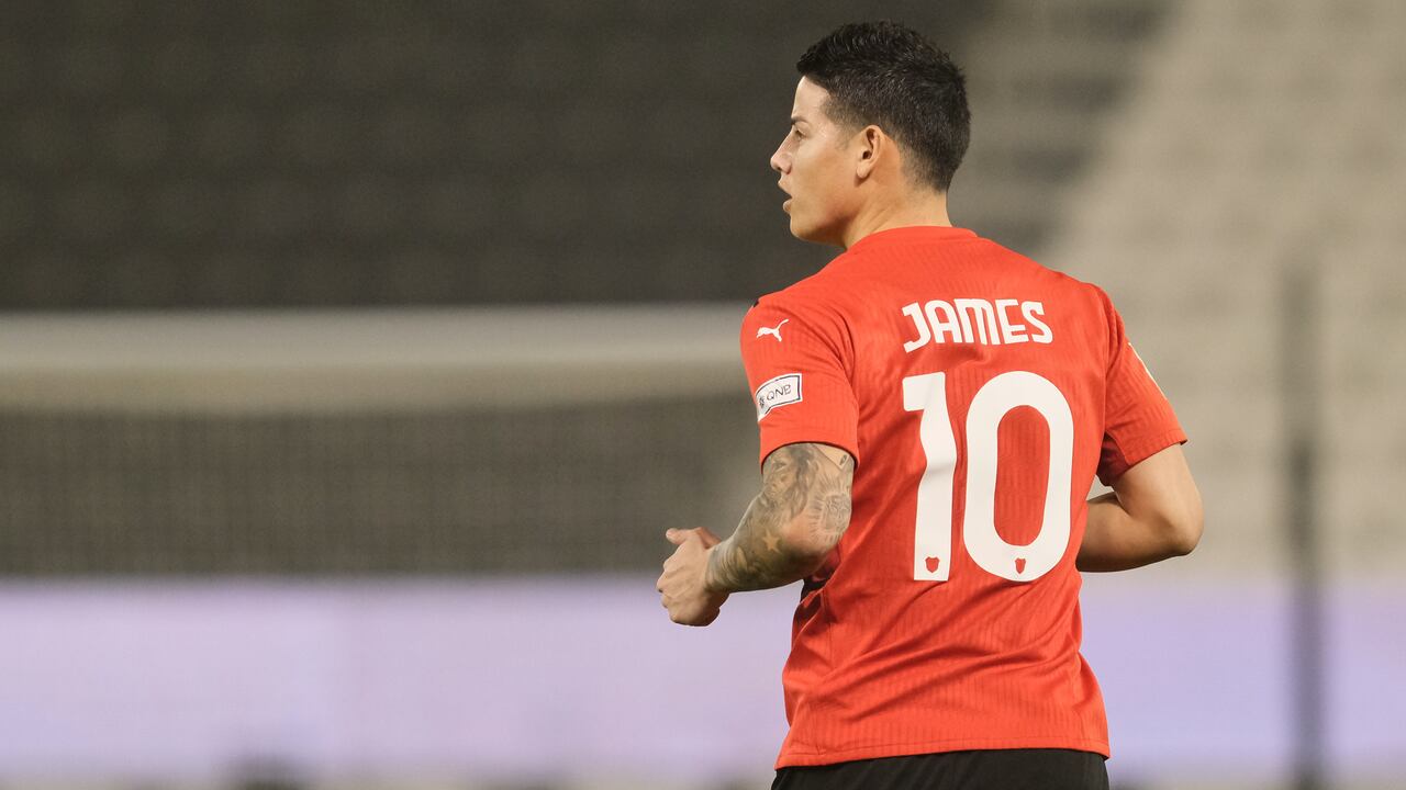 James Rodríguez, jugador del Al Rayyan