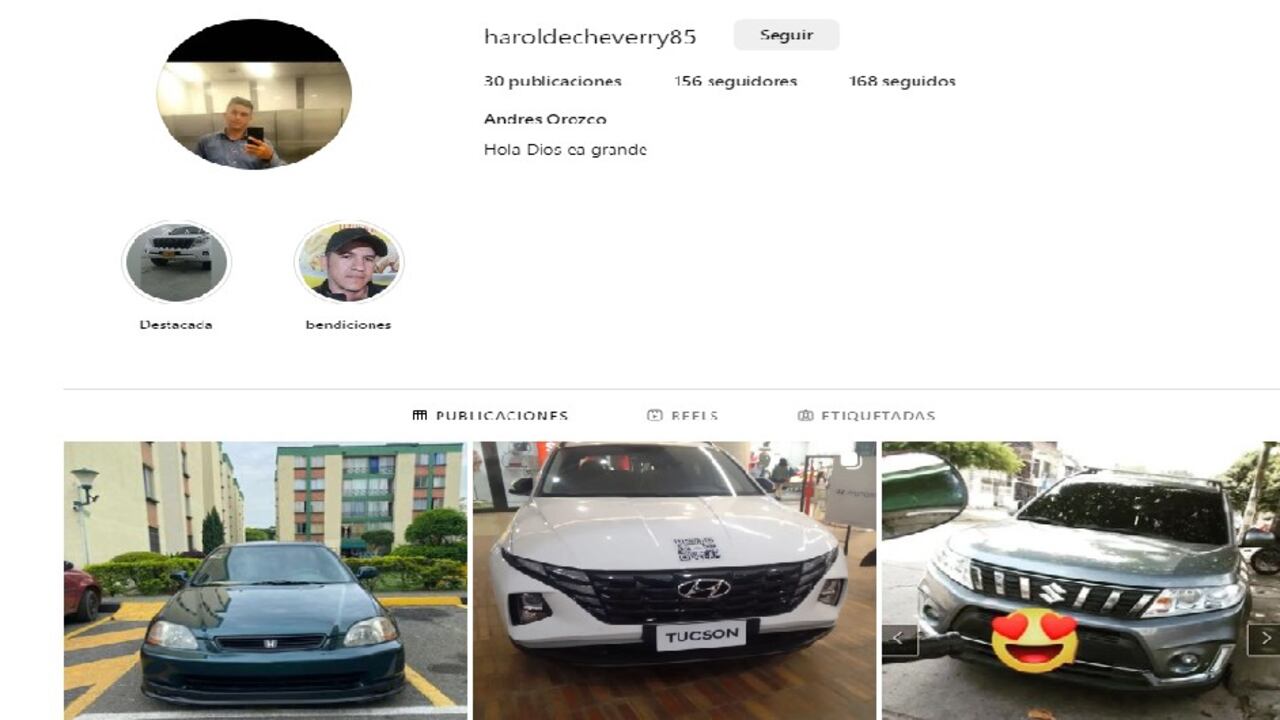 Instagram de Andrés Orozco