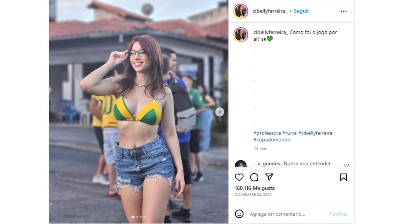 Cibelly Ferreira, la profesora que está causando furor en TikTok