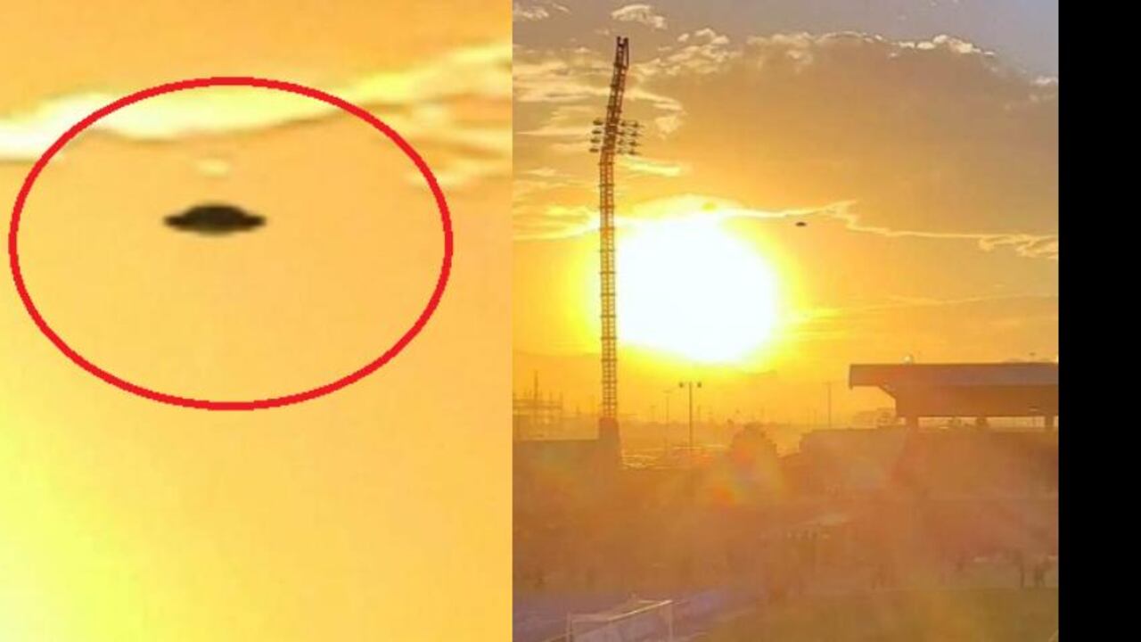 Aparición de presunta aparición de un ovni durante un partido de fútbol en México
