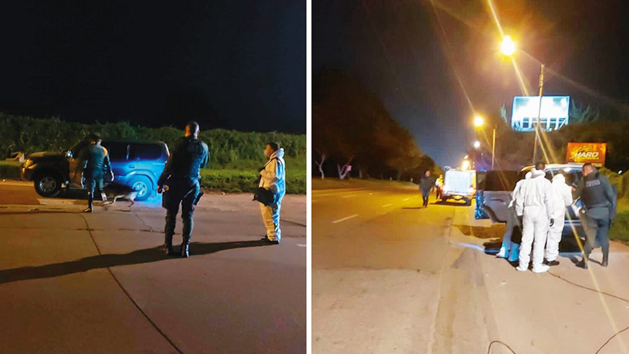 Los investigadores primero descartaron que se tratara de un carro bomba. Lo que encontraron fue espeluznante: cuatro cadáveres con disparos en la cabeza y el rostro.