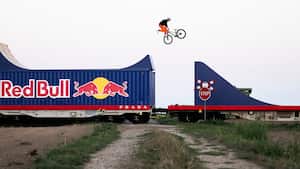 Dawid Godziek performs at Red Bull Bike Express in Prudnik, Poland on August 24, 2024. // Bartek Wolinski / Red Bull Content Pool // SI202409030287 // Usage for editorial use only //