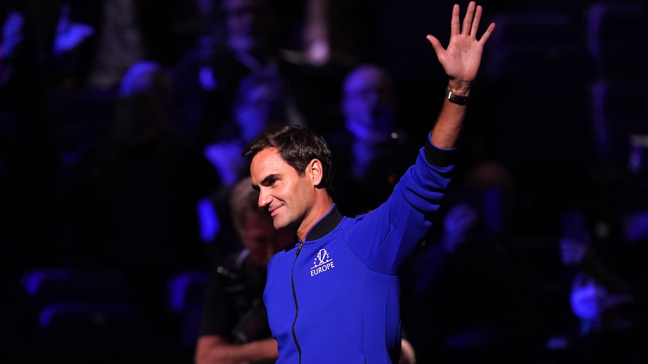Roger Federer en la Laver Cup