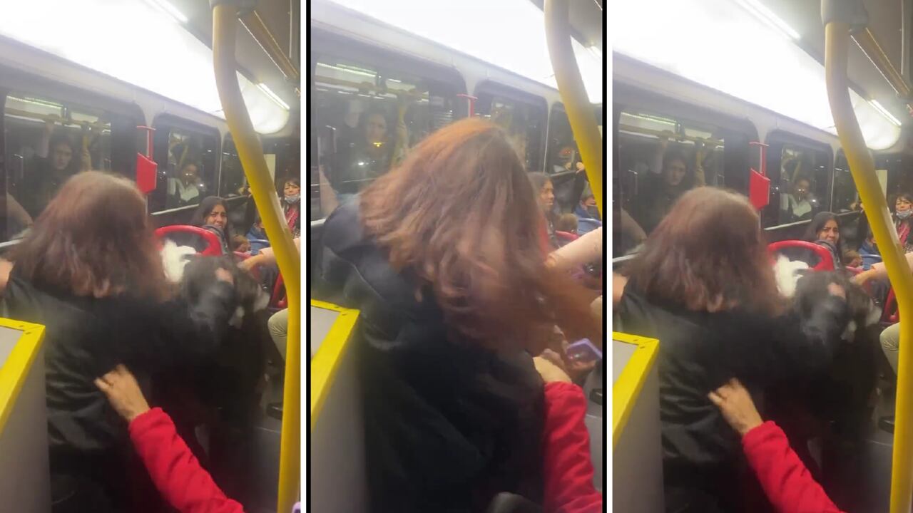 Video: Mujeres se fueron a los puños por disputa de silla en TM